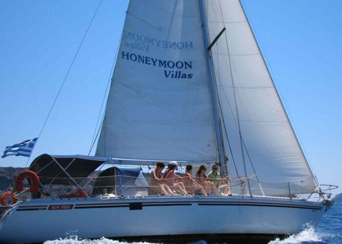 A cruise tour in Santorini is the perfect way to enjoy the sea