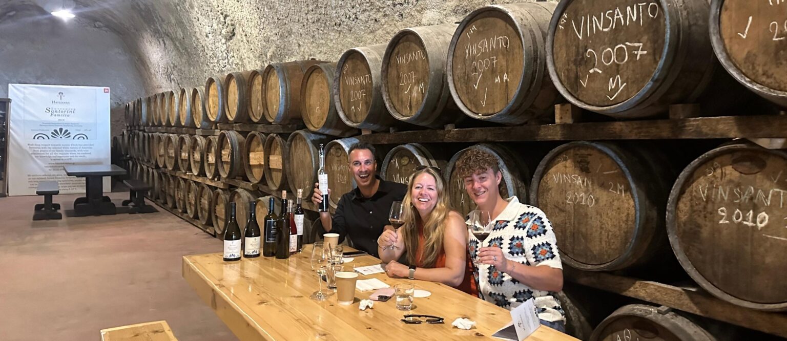 Wine tastings in Santorini